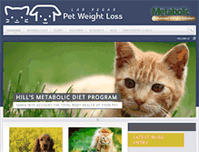 Tablet Screenshot of lasvegaspetweightloss.com